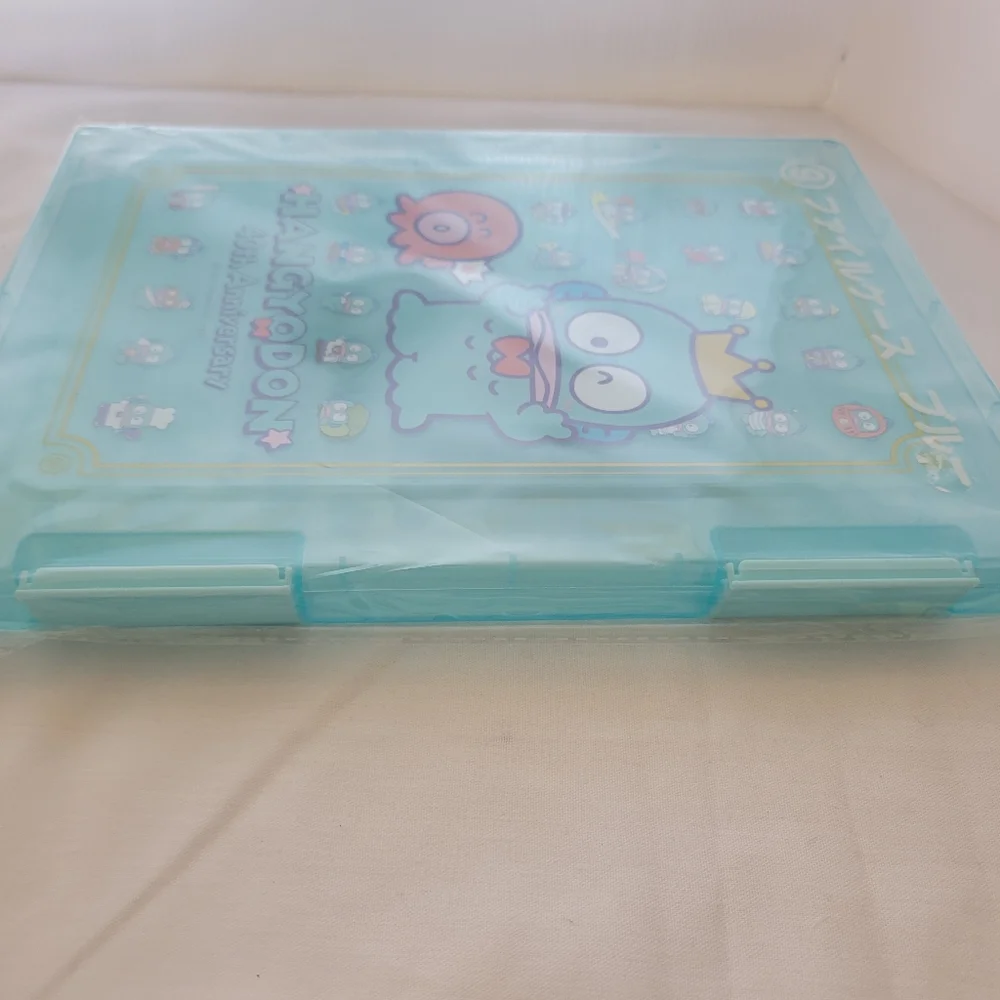 Authentic Hangyodon Sanrio 40th Anniversary Hard File Case Blue